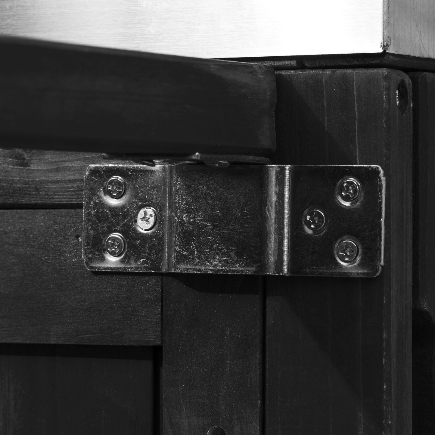 66.5" Outdoor Kitchen Island for Big Green Egg Grills, Solid Wood Outdoor Grill Cart for Tabletop Grill with Stainless Steel Top, Drawer, Compatible with Large Big Green Egg, Kamado Joe- Black