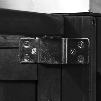 66.5" Outdoor Kitchen Island for Big Green Egg Grills, Solid Wood Outdoor Grill Cart for Tabletop Grill with Stainless Steel Top, Drawer, Compatible with Large Big Green Egg, Kamado Joe- Black