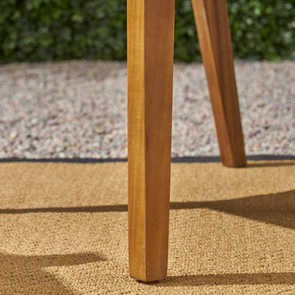 DINING CHAIR,2PCS with 2 Blue Cushions,for Backyard, Poolside, Garden