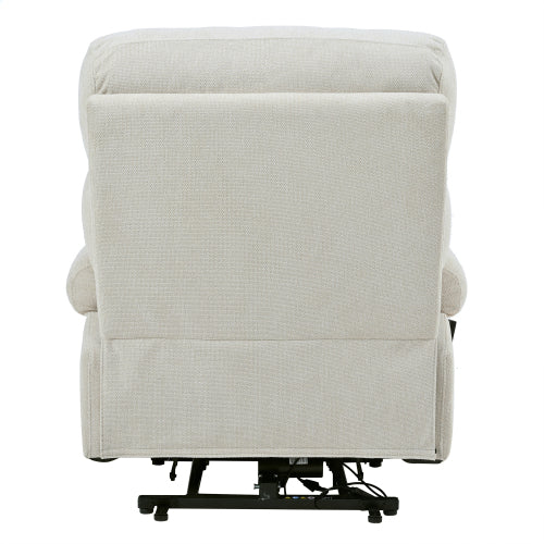 Oversized Power Lift Recliner Chair for Elderly, Electric Fabric Recliner Chair for Seniors, Home Theater Seating,Reclining Sofa Chair with Remote Control,Side Pocket ,Spacious Seat(Light Gray)