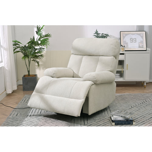 Oversized Power Lift Recliner Chair for Elderly, Electric Fabric Recliner Chair for Seniors, Home Theater Seating,Reclining Sofa Chair with Remote Control,Side Pocket ,Spacious Seat(Light Gray)