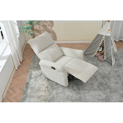 360° Swivel Rocker Recliner Chair,Swivel Nursery Rocking Chair,Glider Chair,Modern Rocking Swivel Recliner Chair for Bedroom,Living Room Chair Home Theater Seating(Fabric Gray+360°Swivel )