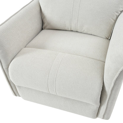 360° Swivel Rocker Recliner Chair,Swivel Nursery Rocking Chair,Glider Chair,Modern Rocking Swivel Recliner Chair for Bedroom,Living Room Chair Home Theater Seating(Fabric Gray+360°Swivel )