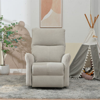 360° Swivel Rocker Recliner Chair,Swivel Nursery Rocking Chair,Glider Chair,Modern Rocking Swivel Recliner Chair for Bedroom,Living Room Chair Home Theater Seating(Fabric Gray+360°Swivel )