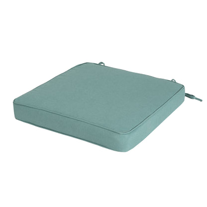 Outdoor Dining Chair Cushion, Teal