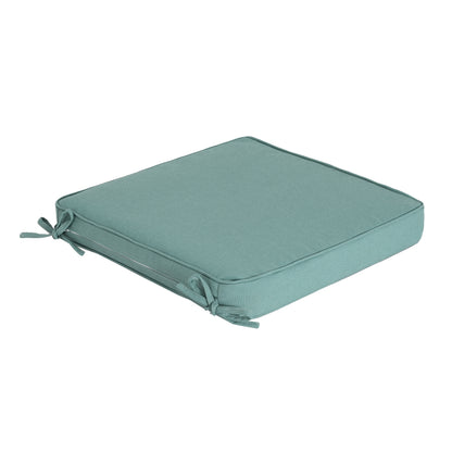 Outdoor Dining Chair Cushion, Teal