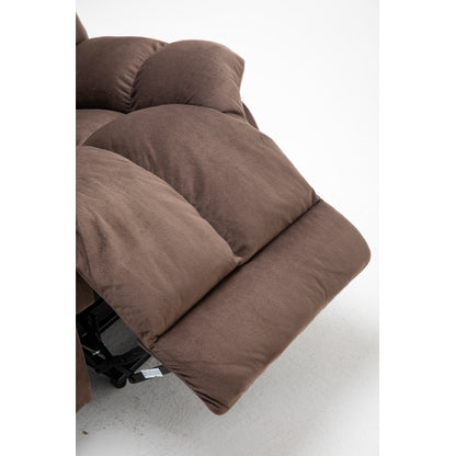 Power Lift Recliner Chair for Elderly- Heavy Duty and Safety Motion Reclining Mechanism-Fabric Sofa Living Room Chair