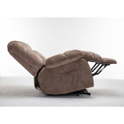 Power Lift Recliner Chair for Elderly- Heavy Duty and Safety Motion Reclining Mechanism-Fabric Sofa Living Room Chair