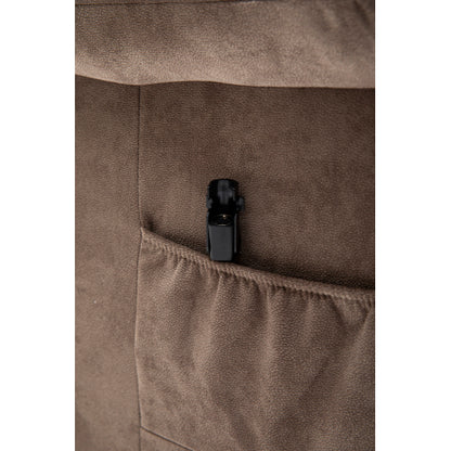 Power Lift Recliner Chair for Elderly- Heavy Duty and Safety Motion Reclining Mechanism-Fabric Sofa Living Room Chair