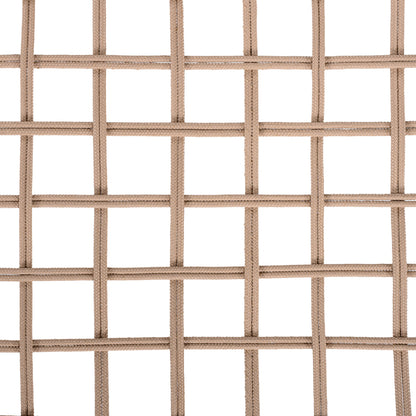 3-Piece Bohemian Outdoor Furniture Set with 2 Lounge Chairs & Glass Top Side Table - Handwoven Rope & Powder-Coated Steel Frame - Waterproof Cushions Patio Conversation Set for Garden, Poolside