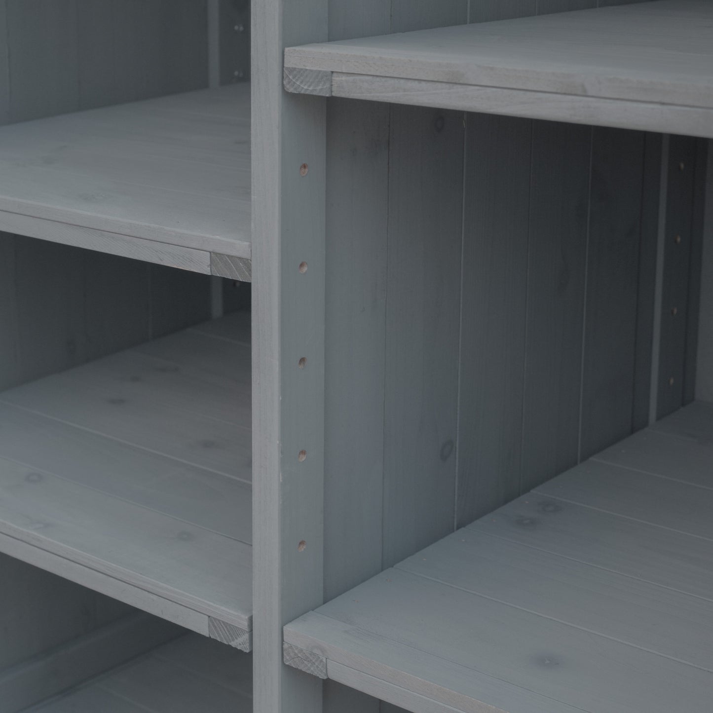 78.3" Outdoor Kitchen Island with Foldable Grill Table, Wooden Outdoor Grill Cart with Trash Can Storage & Stainless Steel Top, Outdoor Bar Cart, Pizza Oven Table for Lawn & Garden, Grey Blue