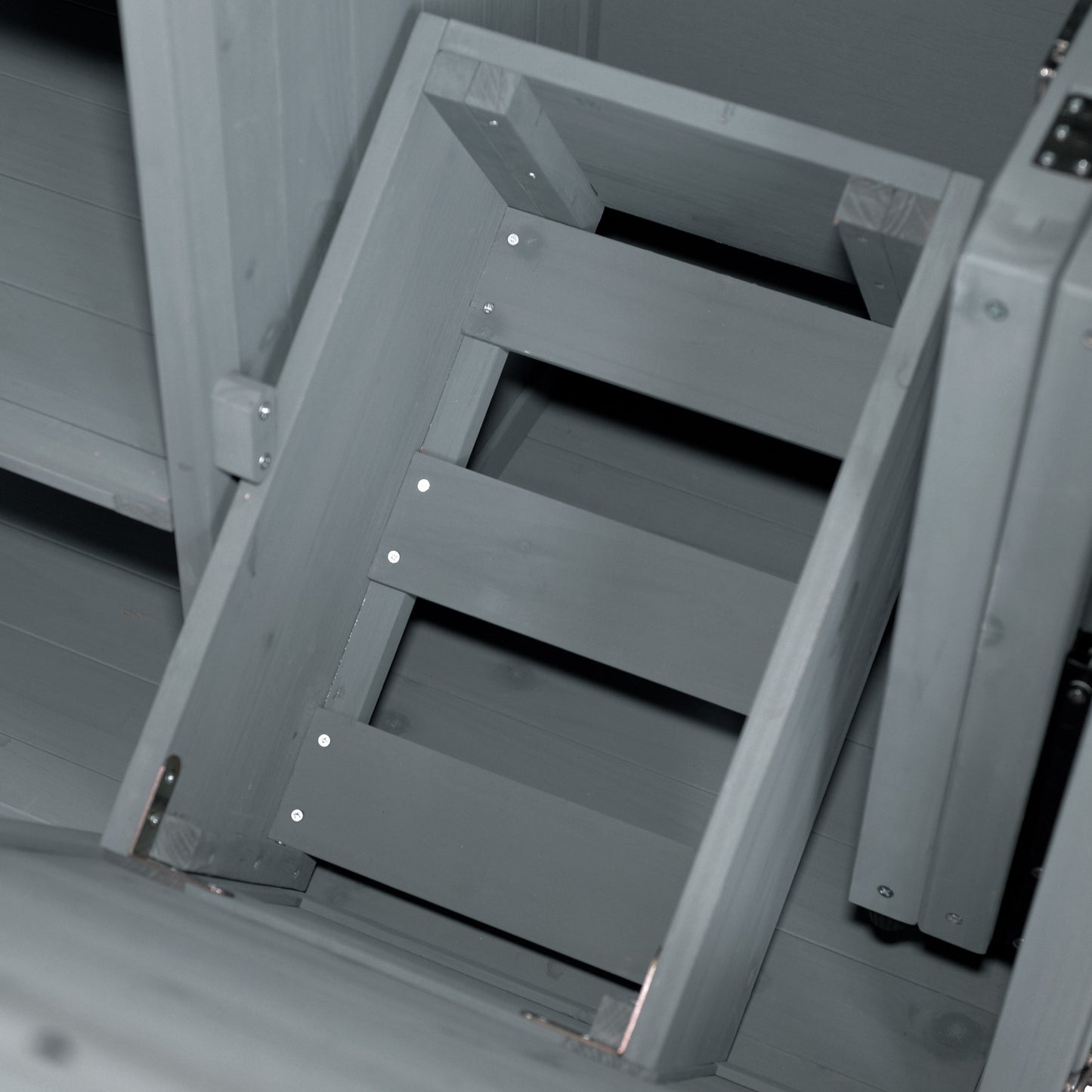 78.3" Outdoor Kitchen Island with Foldable Grill Table, Wooden Outdoor Grill Cart with Trash Can Storage & Stainless Steel Top, Outdoor Bar Cart, Pizza Oven Table for Lawn & Garden, Grey Blue