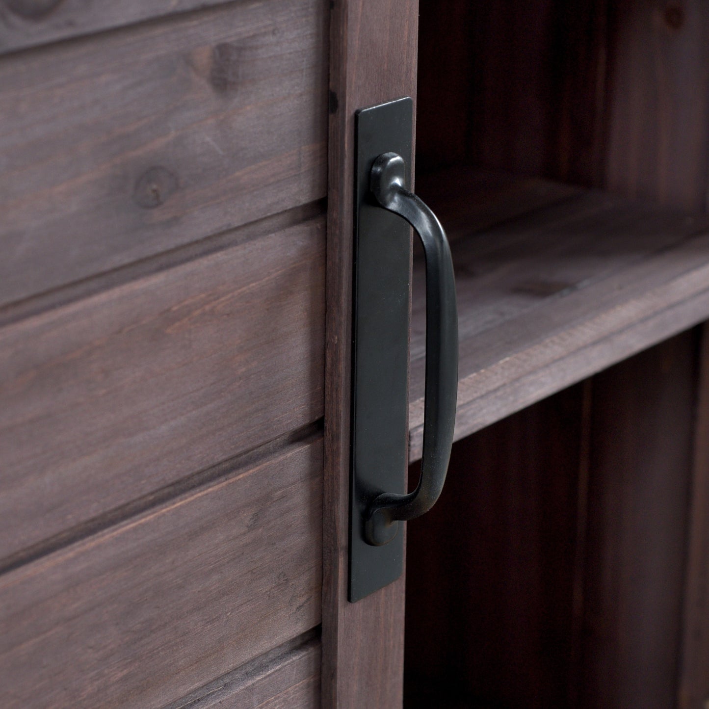 78.3" Outdoor Kitchen Island with Foldable Grill Table, Wooden Outdoor Grill Cart with Trash Can Storage & Stainless Steel Top, Outdoor Bar Cart, Pizza Oven Table for Lawn & Garden, Dark Brown