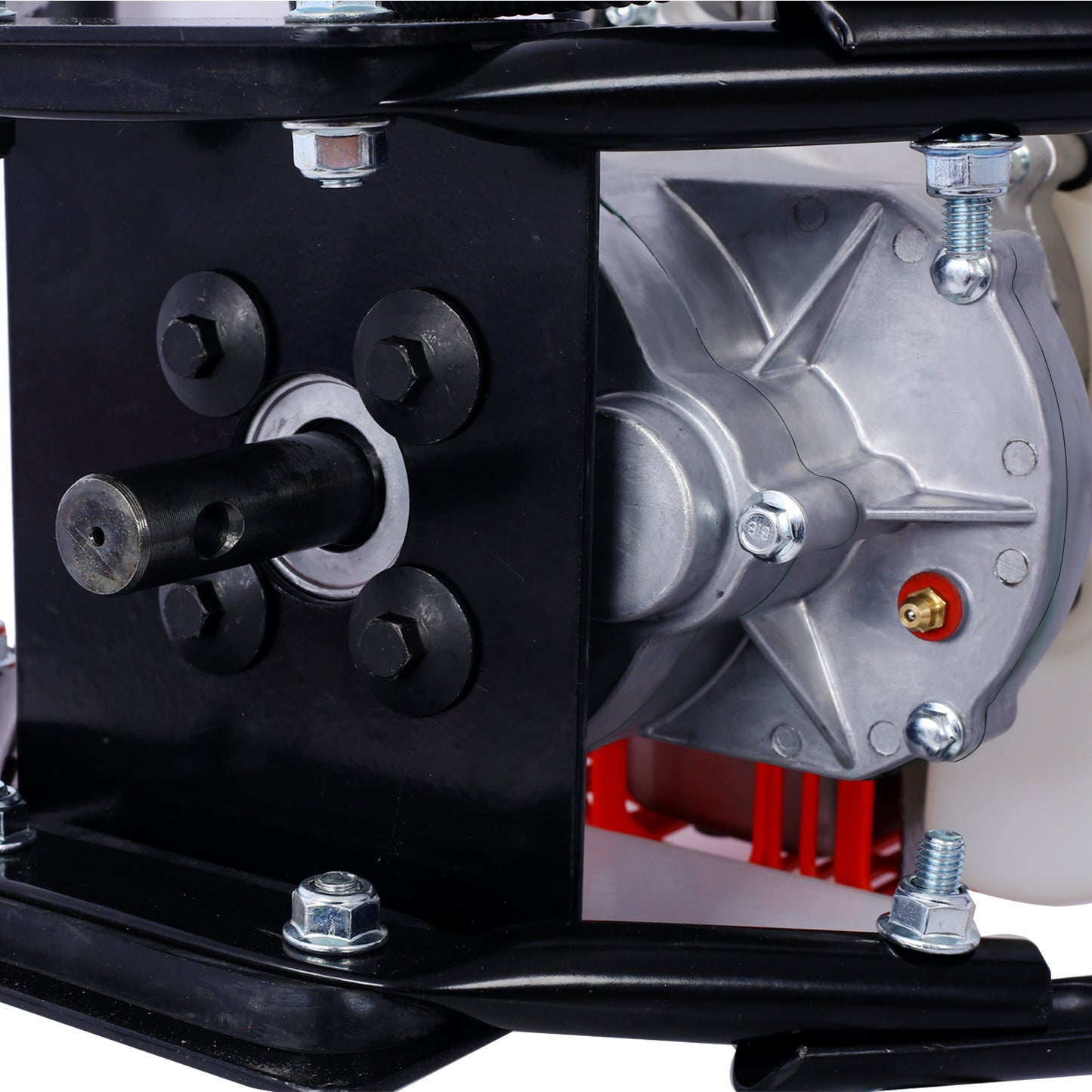 V-Type 52CC 2 Stroke Gas Post Hole Digger One Man Auger EPA Machine Plant Soil Digging Fence withHole Digger Replacement Auger Bits L4"+L6"+L8"+L12"