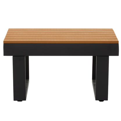 Outdoor Sectional Sofa Set Patio Conversation Set Patio Seating Group Outdoor Daybed with Adjustable Reclining Seats for Backyard, Poolside and Balcony,Beige