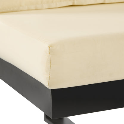 Outdoor Sectional Sofa Set Patio Conversation Set Patio Seating Group Outdoor Daybed with Adjustable Reclining Seats for Backyard, Poolside and Balcony,Beige