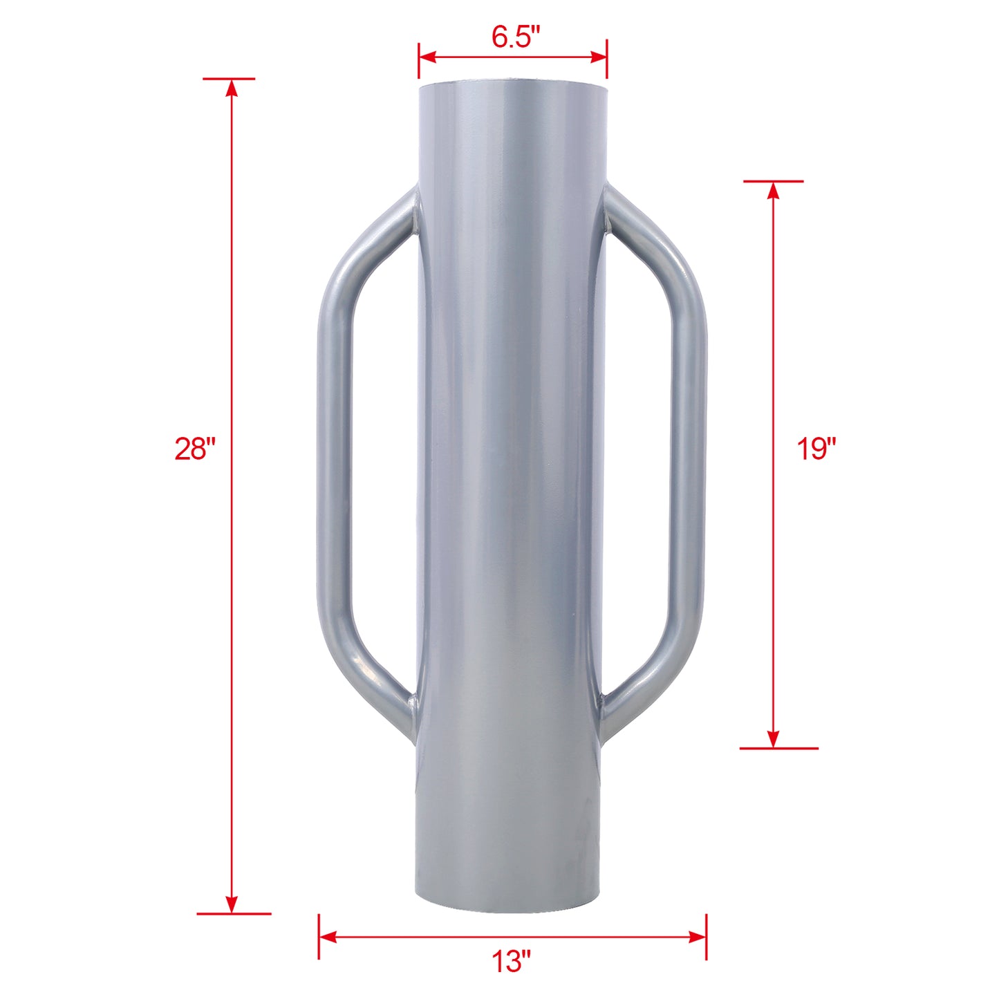 Iron Fence Post Driver, 37LB Metal Fence Post Driver with Handle, Heavy Duty T Post Pounder Rammer for Installing Fence Post