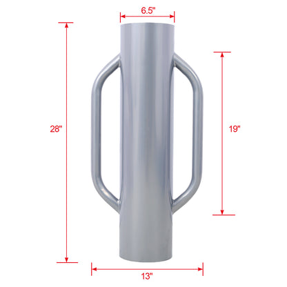 Iron Fence Post Driver, 37LB Metal Fence Post Driver with Handle, Heavy Duty T Post Pounder Rammer for Installing Fence Post