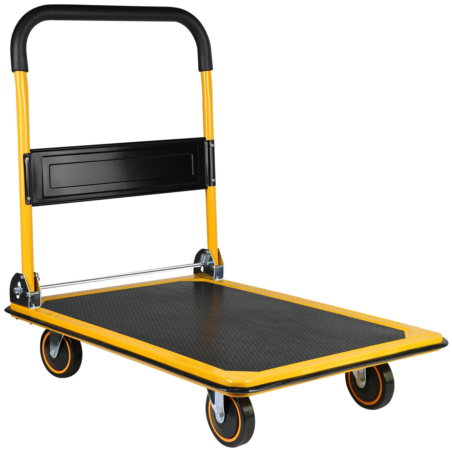 Platform Truck Hand Truck Large Size Foldable Dolly Cart for Moving Easy Storage and 360 Degree Swivel Wheels 660lbs Weight Capacity