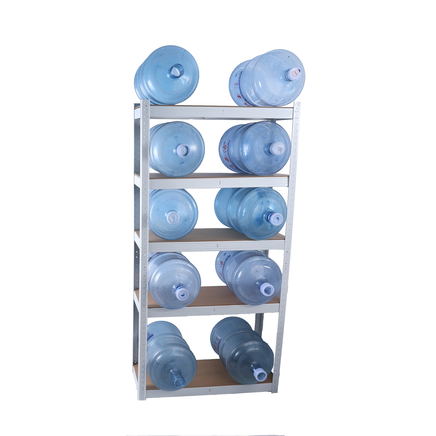 5 Tier Laminated White Metal Shelving Unit Adjustable Garage Storage Utility Rack Heavy Duty Shelves Organization Multipurpose Shelf Warehouse Basement Pantry 29" W x 12" D x 59" H 1Pack
