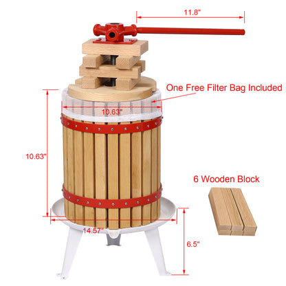 Fruit Wine Press-3.17 Gallon/12L