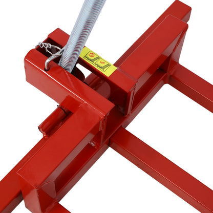 Easy Lawn Mower Lift for Riding Tractors , 800 Lbs Capacity Lawn Tractor Lifter, Ride-on Mower, Cleaning Aid, Universal, Lawn Tractor Lift, Lawn Tractor + 45° Tilt Adjustable, red
