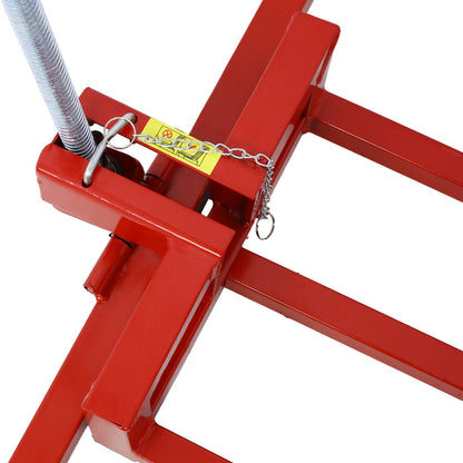Easy Lawn Mower Lift for Riding Tractors , 800 Lbs Capacity Lawn Tractor Lifter, Ride-on Mower, Cleaning Aid, Universal, Lawn Tractor Lift, Lawn Tractor + 45° Tilt Adjustable, red