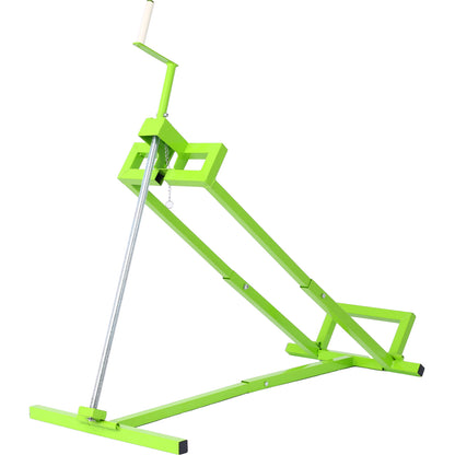 Easy Lawn Mower Lift for Riding Tractors , 800 Lbs Capacity Lawn Tractor Lifter, Ride-on Mower, Cleaning Aid, Universal, Lawn Tractor Lift, Lawn Tractor + 45° Tilt Adjustable, green