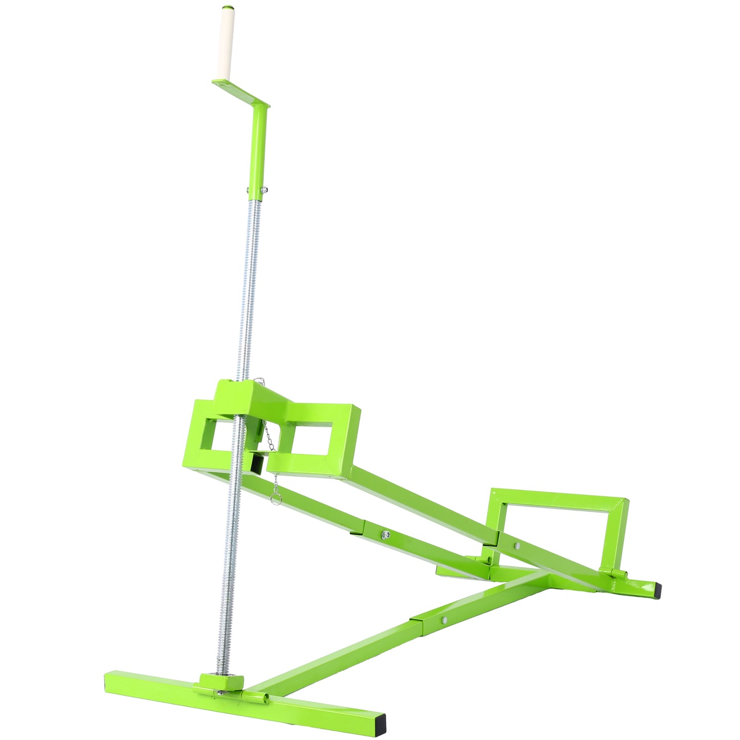 Easy Lawn Mower Lift for Riding Tractors , 800 Lbs Capacity Lawn Tractor Lifter, Ride-on Mower, Cleaning Aid, Universal, Lawn Tractor Lift, Lawn Tractor + 45° Tilt Adjustable, green