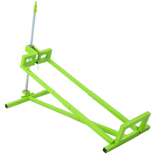 Easy Lawn Mower Lift for Riding Tractors , 800 Lbs Capacity Lawn Tractor Lifter, Ride-on Mower, Cleaning Aid, Universal, Lawn Tractor Lift, Lawn Tractor + 45° Tilt Adjustable, green