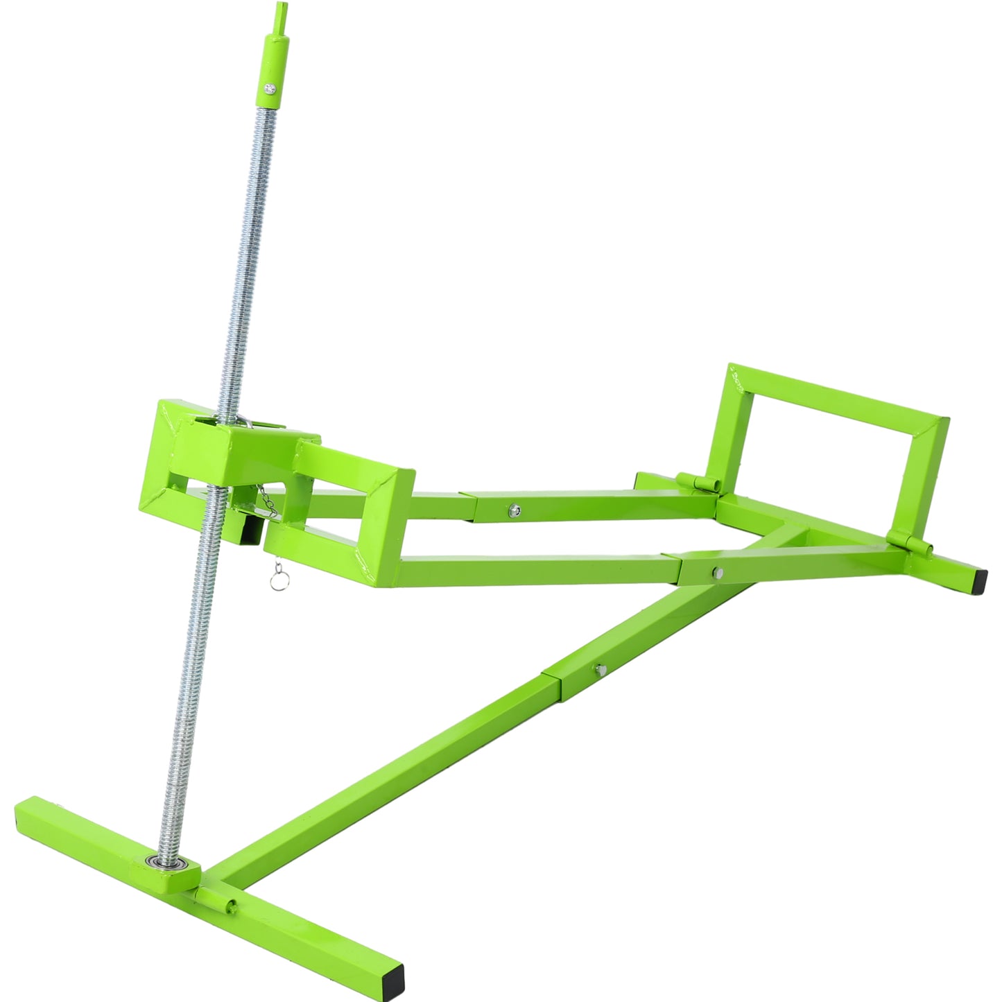 Easy Lawn Mower Lift for Riding Tractors , 800 Lbs Capacity Lawn Tractor Lifter, Ride-on Mower, Cleaning Aid, Universal, Lawn Tractor Lift, Lawn Tractor + 45° Tilt Adjustable, green