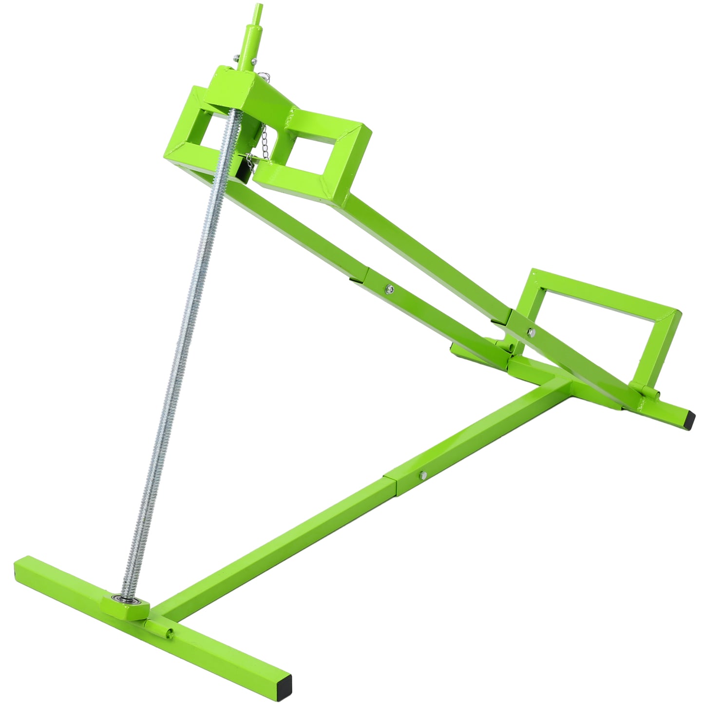Easy Lawn Mower Lift for Riding Tractors , 800 Lbs Capacity Lawn Tractor Lifter, Ride-on Mower, Cleaning Aid, Universal, Lawn Tractor Lift, Lawn Tractor + 45° Tilt Adjustable, green