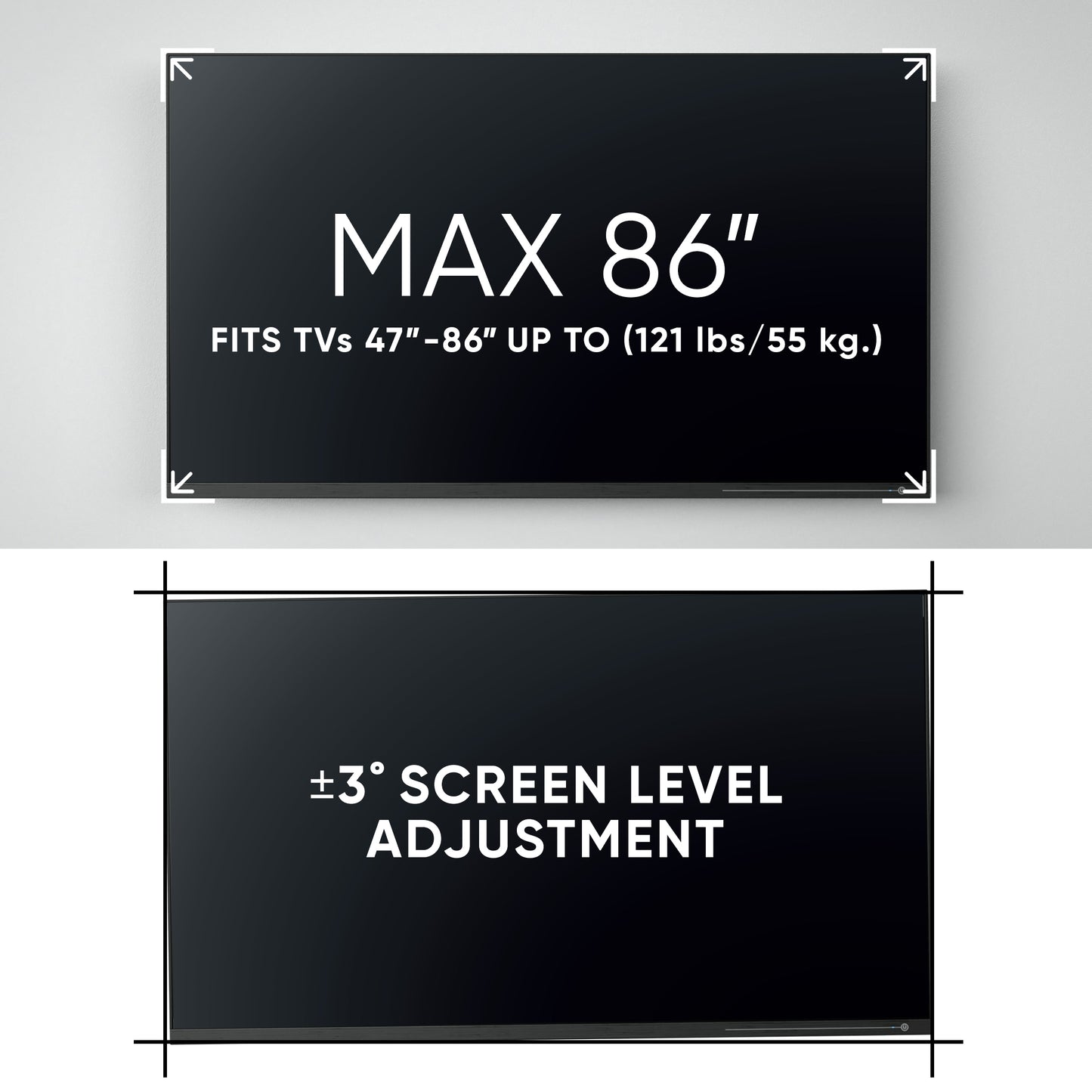 Full Motion, Crafted Steel, TV Mount