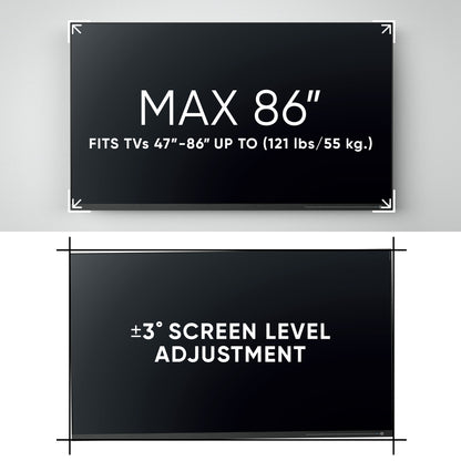 Full Motion, Crafted Steel, TV Mount