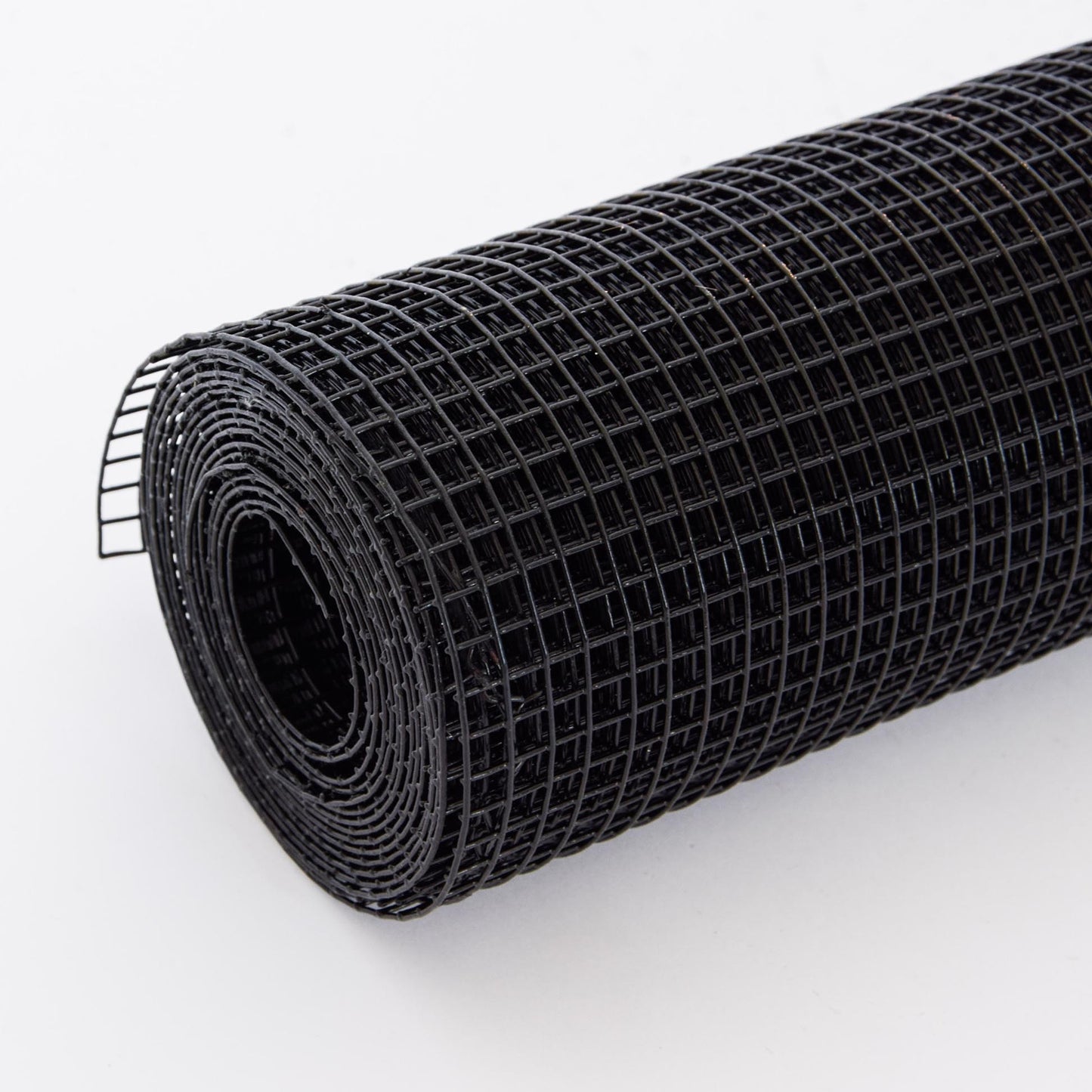 48 inch×50 ft Black Vinyl Coated Hardware Cloth, 19 Gauge 1/2 inch Black PVC Hardware Cloth, Black Welded Wire Fence Supports Poultry-Netting Cage-Home Improvement and Chicken Coop