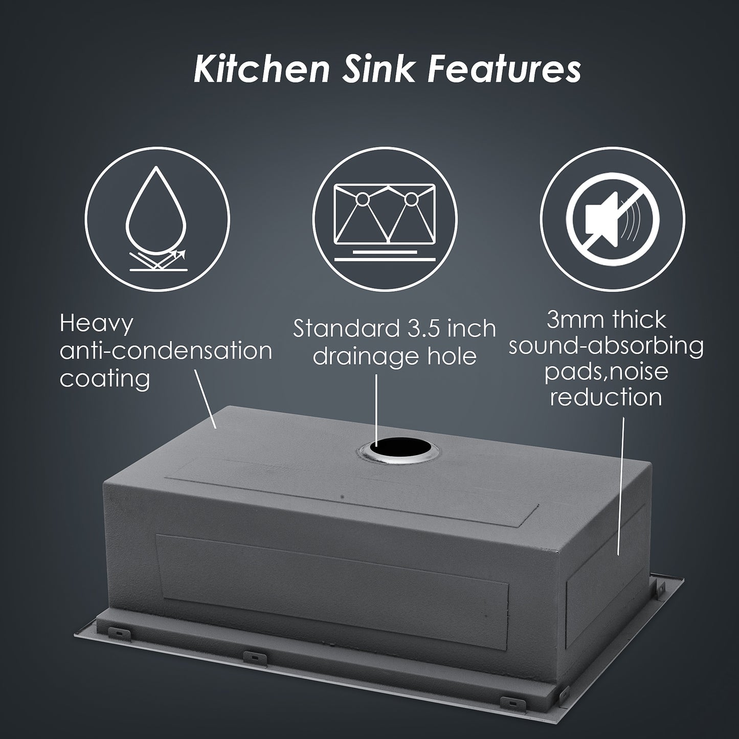 30 Drop In Kitchen Sink - 30 x 22 x 9 inch Kitchen Sink Topmount Ledge Workstation 16 Gauge Stainless Steel Single Bowl Kitchen Sink