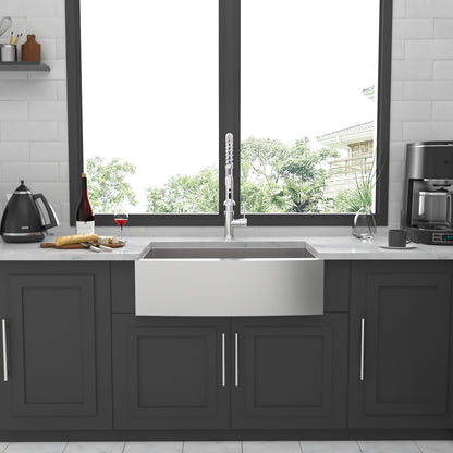 36 Farmhouse Sink - 36 x 20 x 9 Inch Kitchen Sink Stainless Steel 16 gauge Apron Front Kitchen Sink
