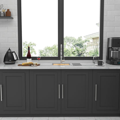 15 Inch Drop in Kitchen Sink - 15 " x 15" x 9" Kitchen Sink Stainless Steel 16 Gauge Workstation Sink Drop-in Topmount Single Bowl Kitchen Sink