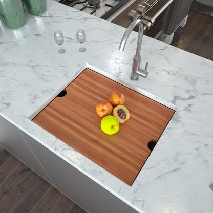 Laundry Workstation Sink - 23x19x13" Undermount Workstation Laundry Utility Sink Deep Single Bowl 16 Gauge Stainless Steel Laundry Tub Sinks