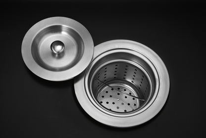 Quartz 13.77" L X 17.71" W Undermount Bar Sink With Basket Strainer