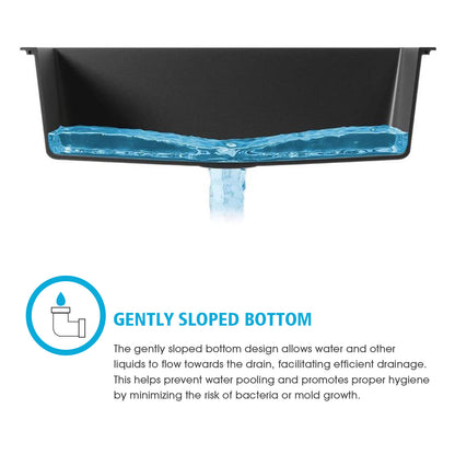 Quartz 13.77" L X 17.71" W Undermount Bar Sink With Basket Strainer