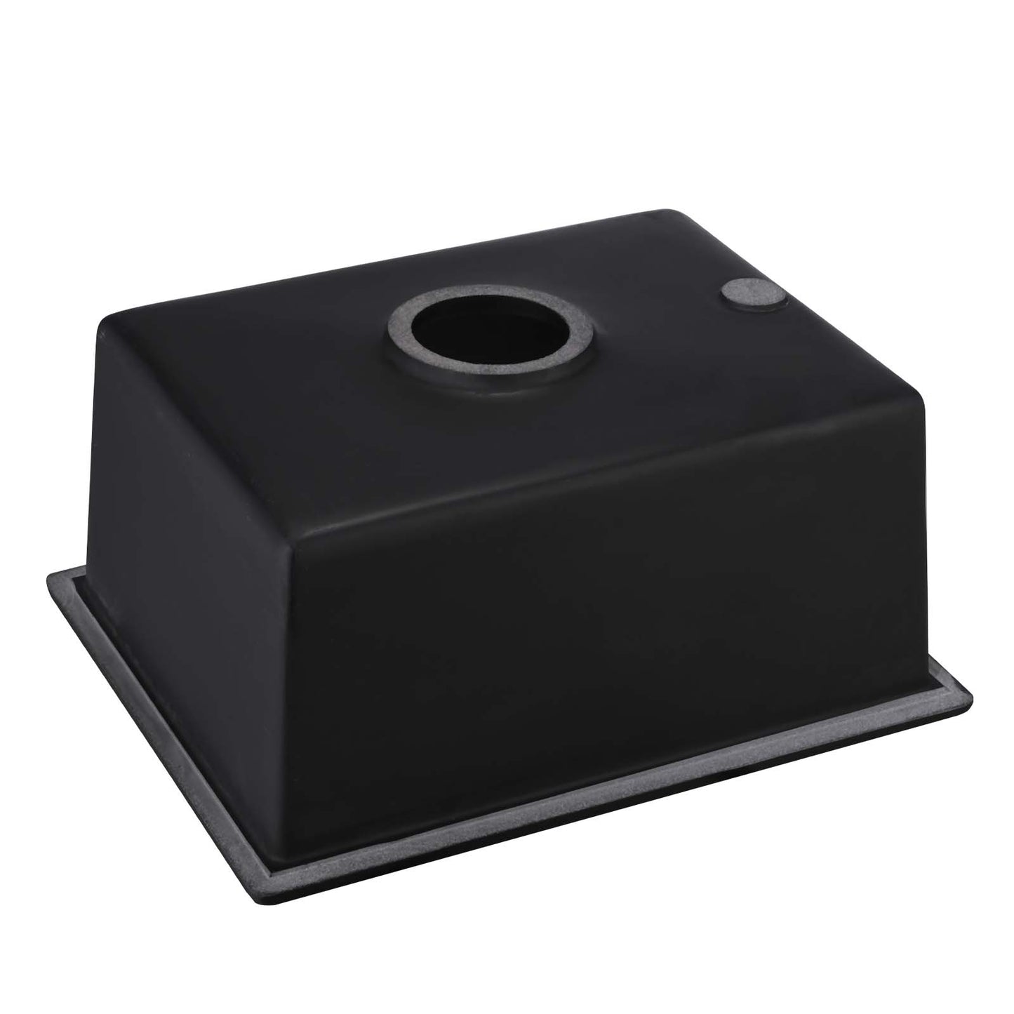 Quartz 13.77" L X 17.71" W Undermount Bar Sink With Basket Strainer