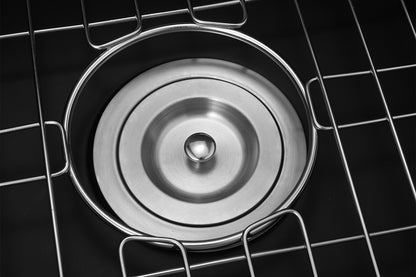 Quartz 13.77" L X 17.71" W Undermount Bar Sink With Basket Strainer