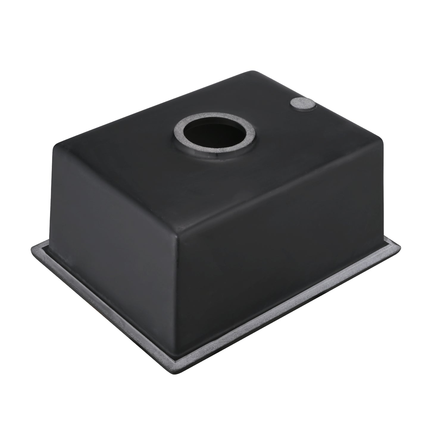 Quartz 13.77" L X 17.71" W Undermount Bar Sink With Basket Strainer