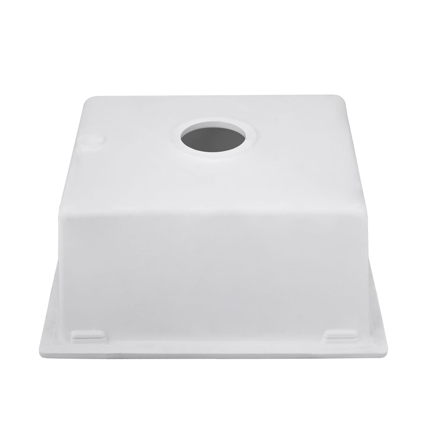 Quartz 18" L X 16" W Undermount Bar Sink With Grid And Strainer