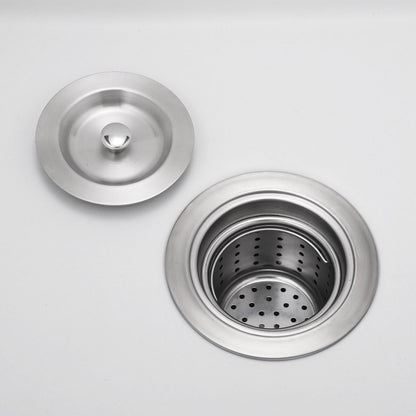 Quartz 18" L X 16" W Undermount Bar Sink With Grid And Strainer