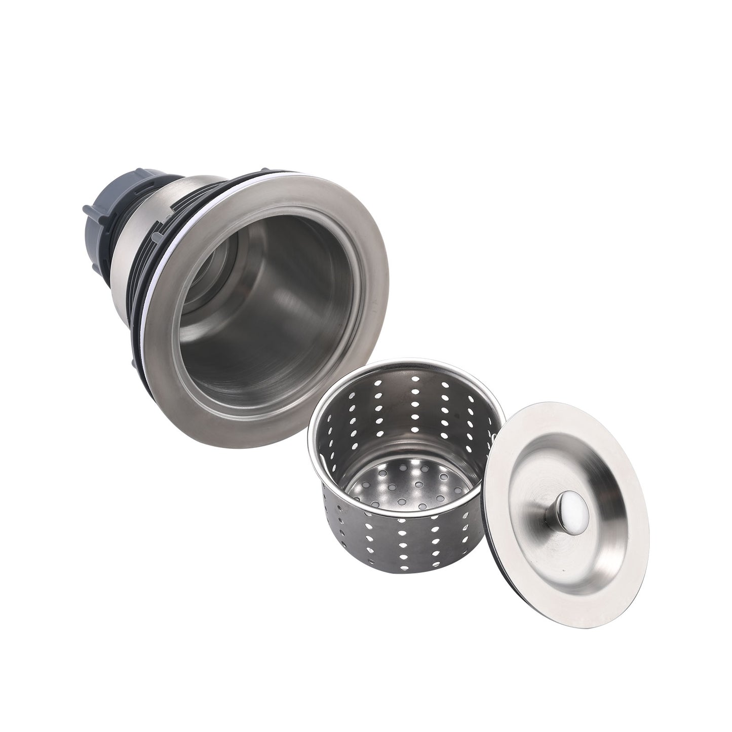 Quartz 18" L X 16" W Undermount Bar Sink With Grid And Strainer