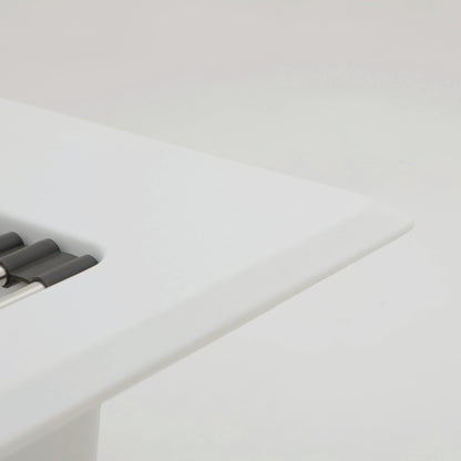 Quartz Kitchen Sink - 30" x 22" x 10" White granite composite Workstation Drop-in kitchen sink