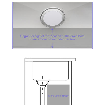 Laundry Workstation Sink - 24" x 18" x 13" Undermount Workstation Laundry Utility Sink Deep Single Bowl 16 Gauge Stainless Steel Laundry Tub Sinks