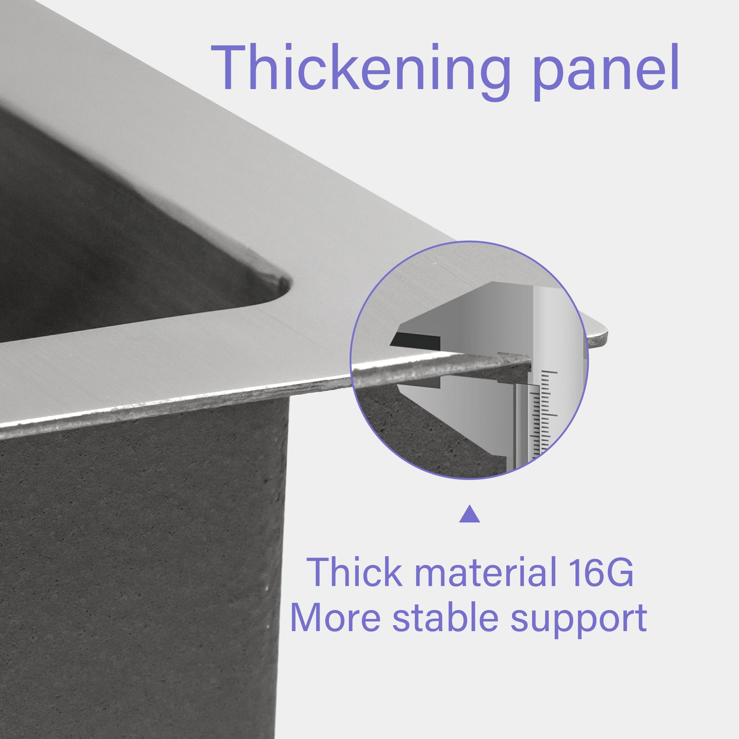 Laundry Workstation Sink - 24" x 18" x 13" Undermount Workstation Laundry Utility Sink Deep Single Bowl 16 Gauge Stainless Steel Laundry Tub Sinks